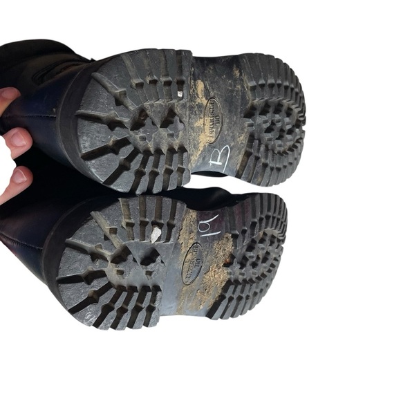 Harley-Davidson Men’s Black Leather Lace-Up Motorcycle Boots Size 10 - Picture 5 of 7